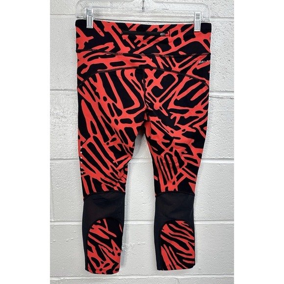 Nike Legging Epic Lux DriFit Running Crop Printed Tight / Women's Medium - Picture 4 of 10